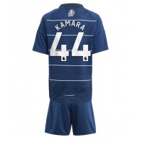 Maglia Calcio Aston Villa Boubacar Kamara #44 Terza Divisa Bambino 2024-25 Manica Corta (+ pantaloncini)